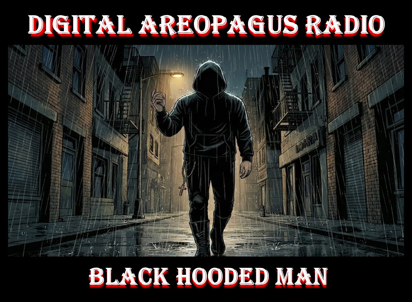 Black Hooded Man
